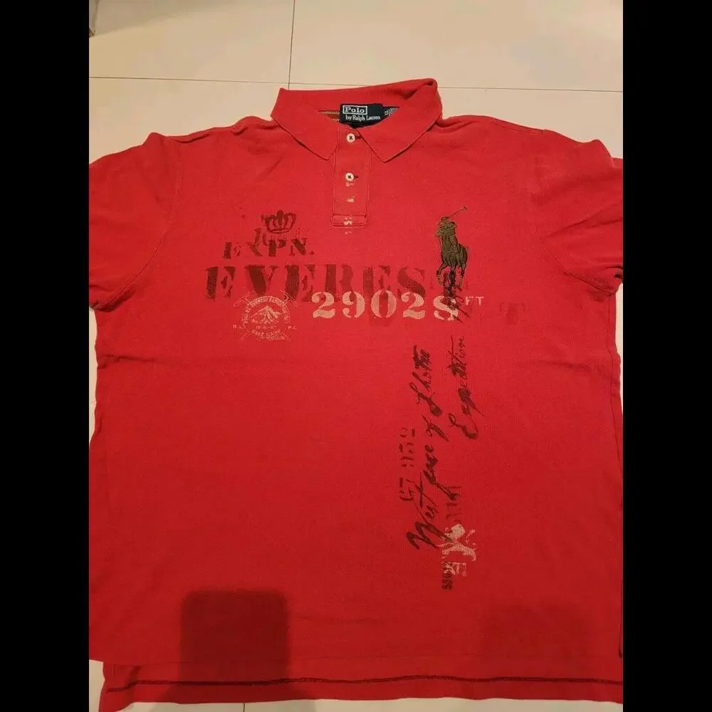 POLO Ralph Lauren Red Everest Expedition Pony Polo Shirt XL